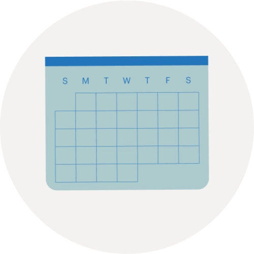 illustration of calendar